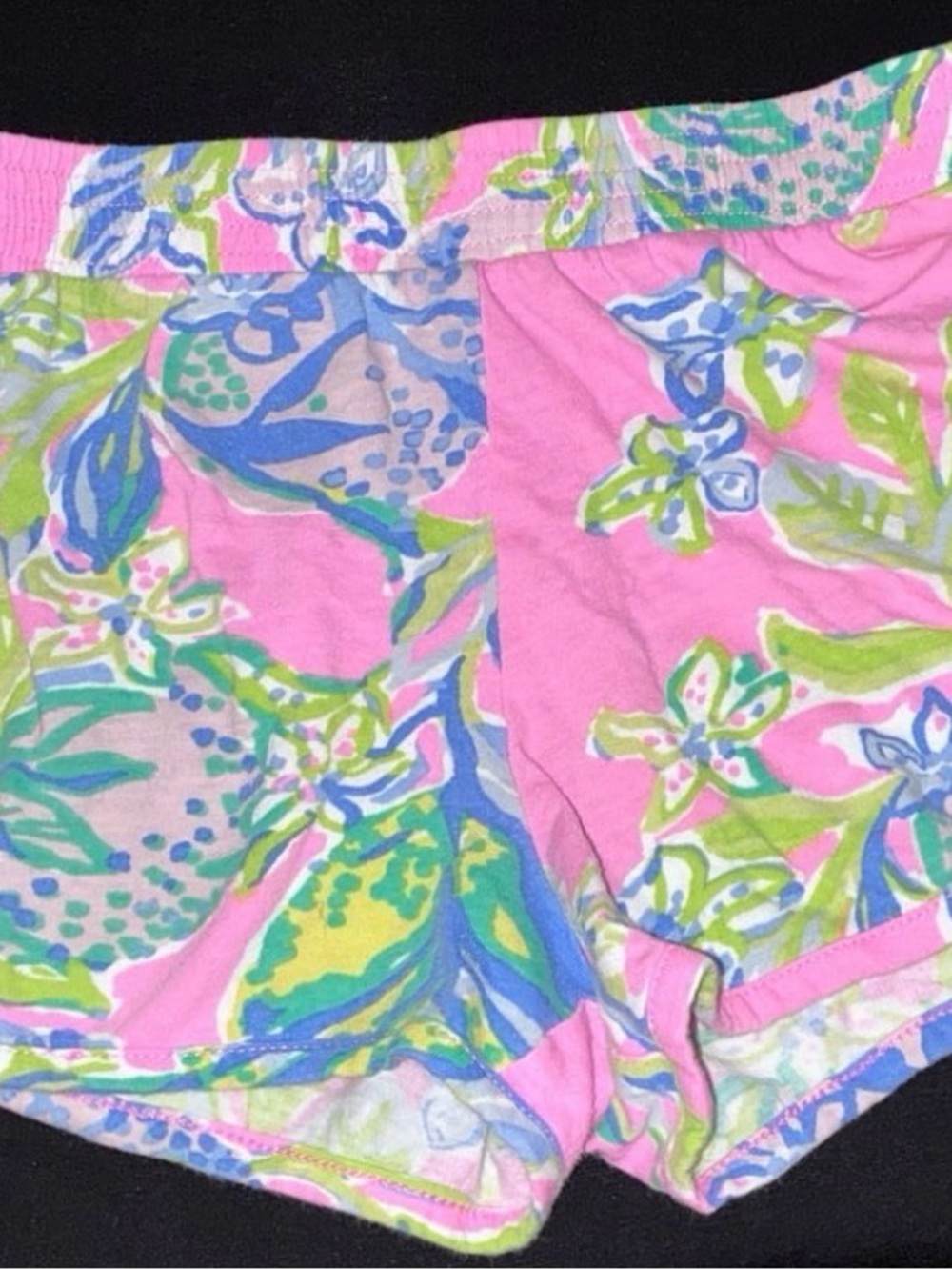 Lilly pulitzer Pink Floral Print Lounge Shorts
